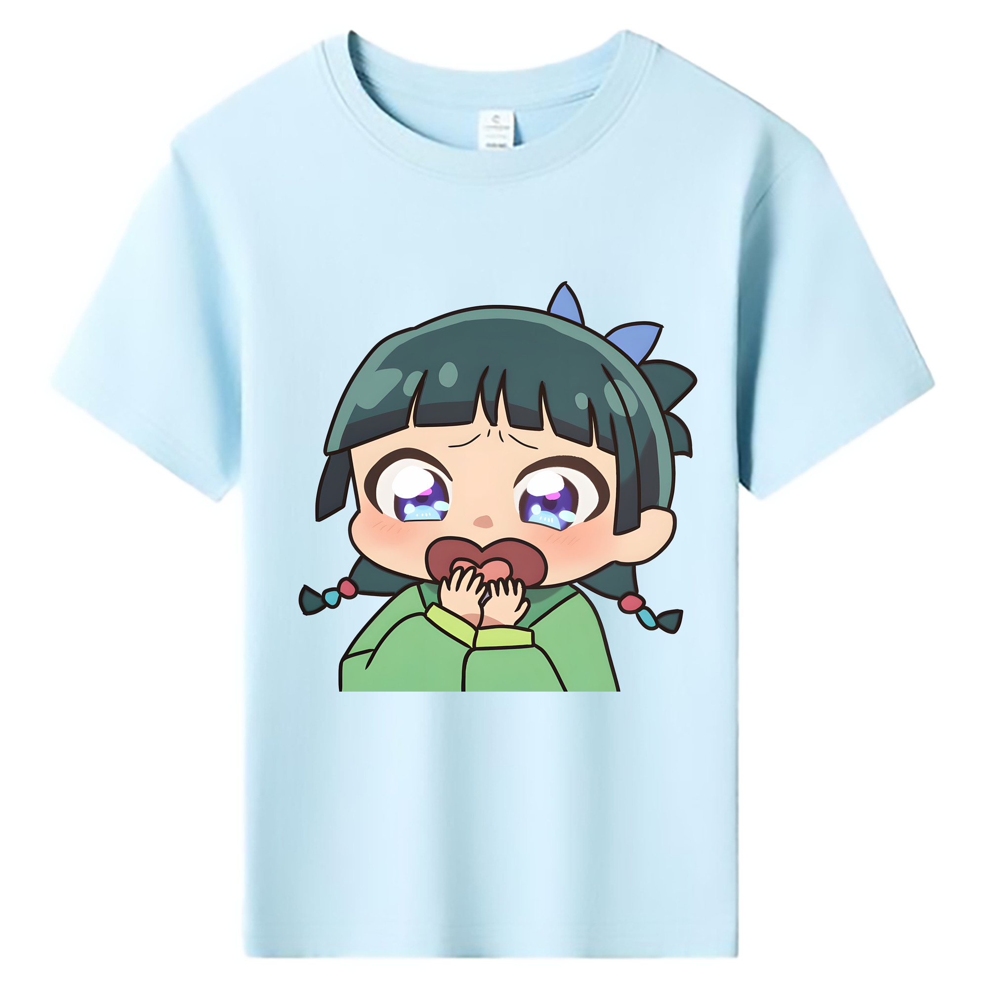 （画像用） 薬屋のひとりごと The Apothecary Diaries 綿100％キッズTシャツ（フロントプリント）